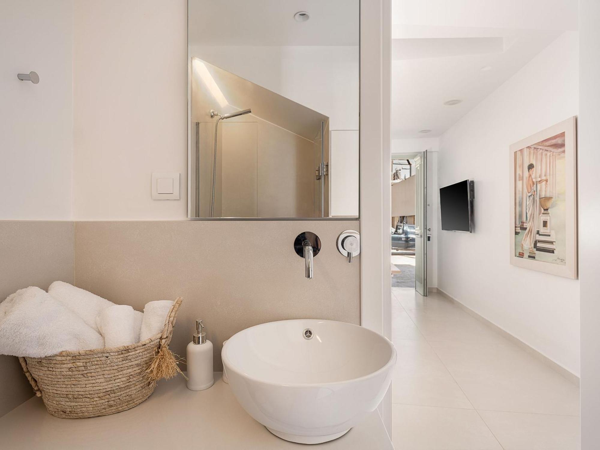 Mythodea Luxury Suites Hriszí Aktí Haniá Szoba fotó
