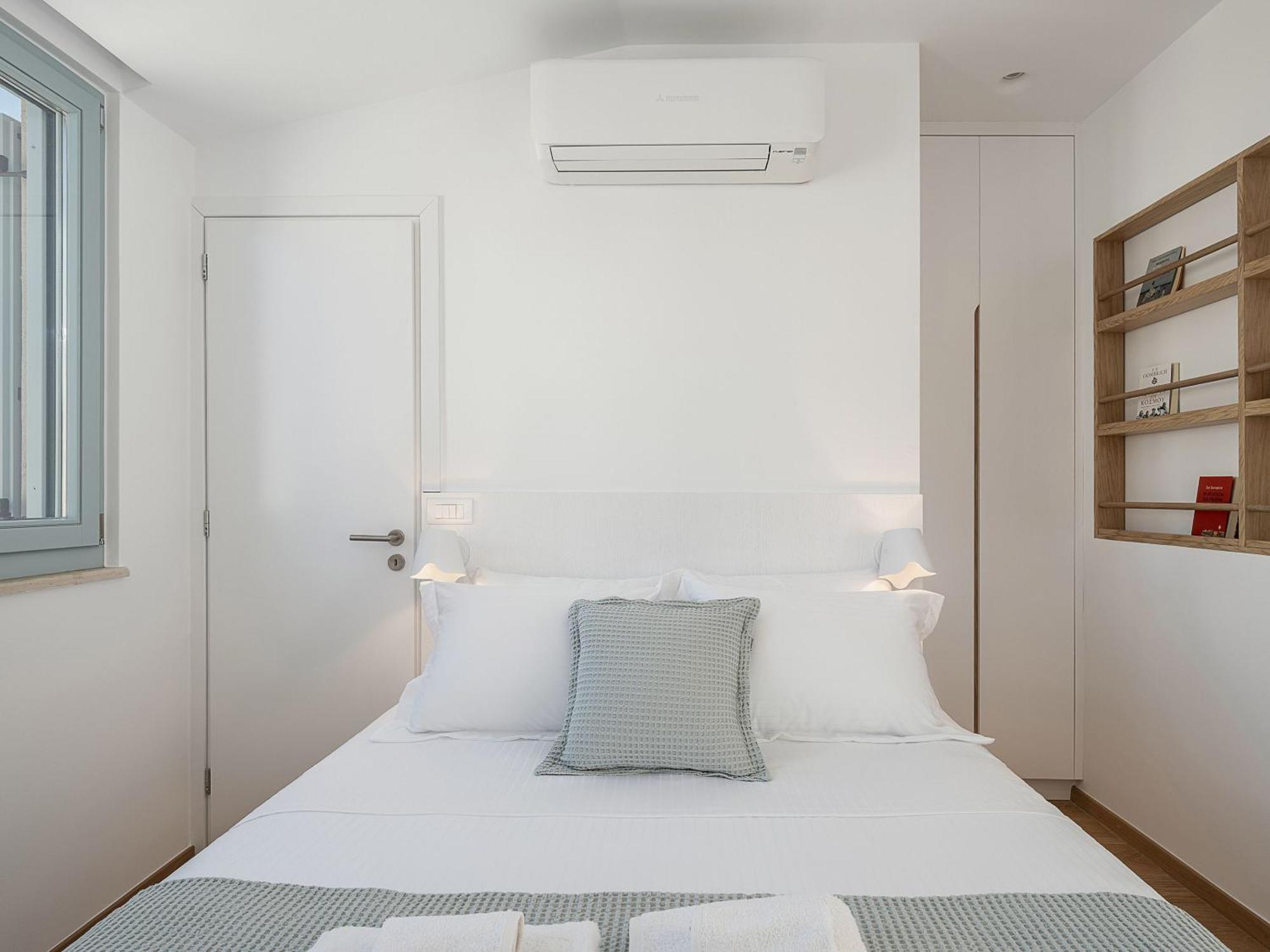 Mythodea Luxury Suites Hriszí Aktí Haniá Szoba fotó